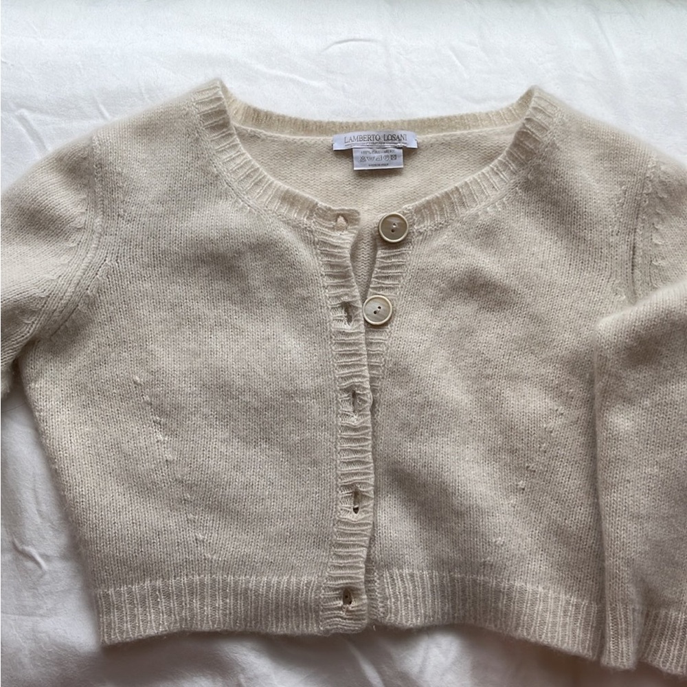 100% cashmere cardigan, Lamberto Losani